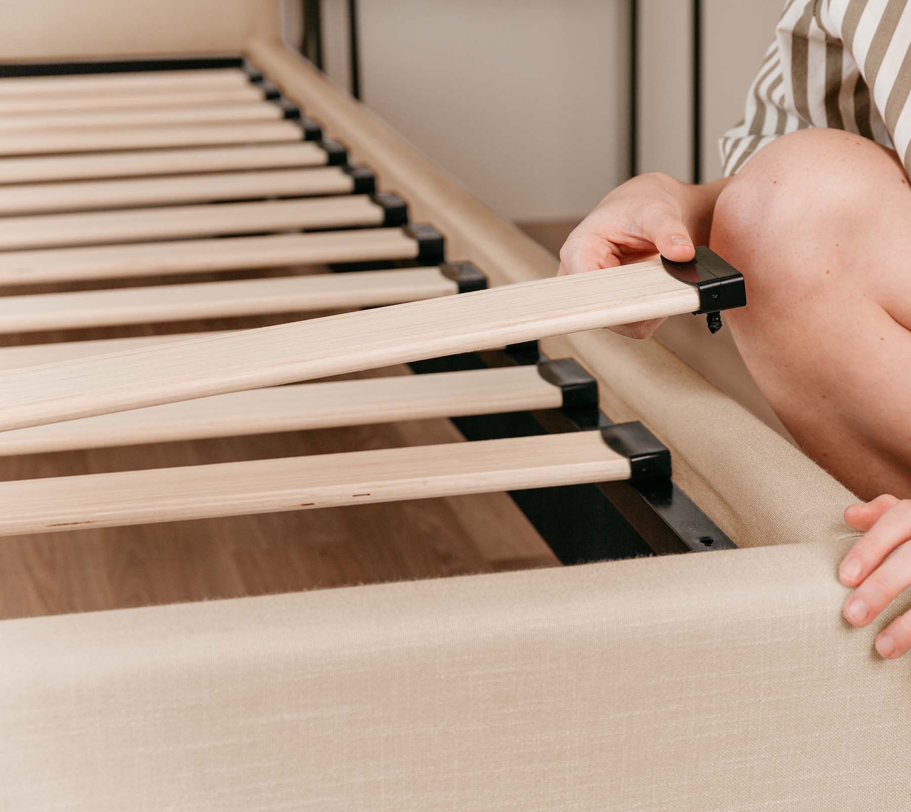 Piha Bed Frame - Sand