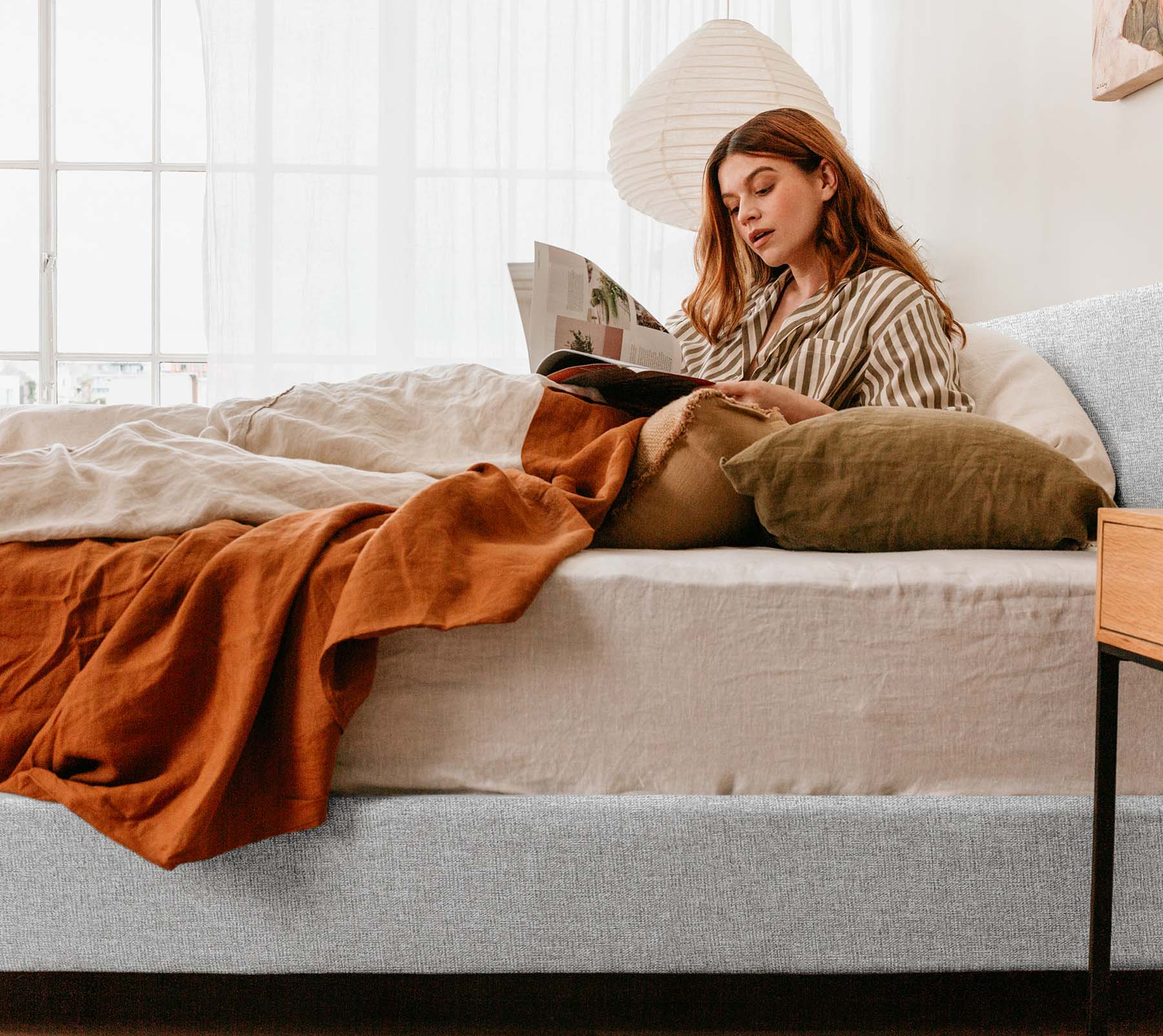 Piha Bed Frame - Stone